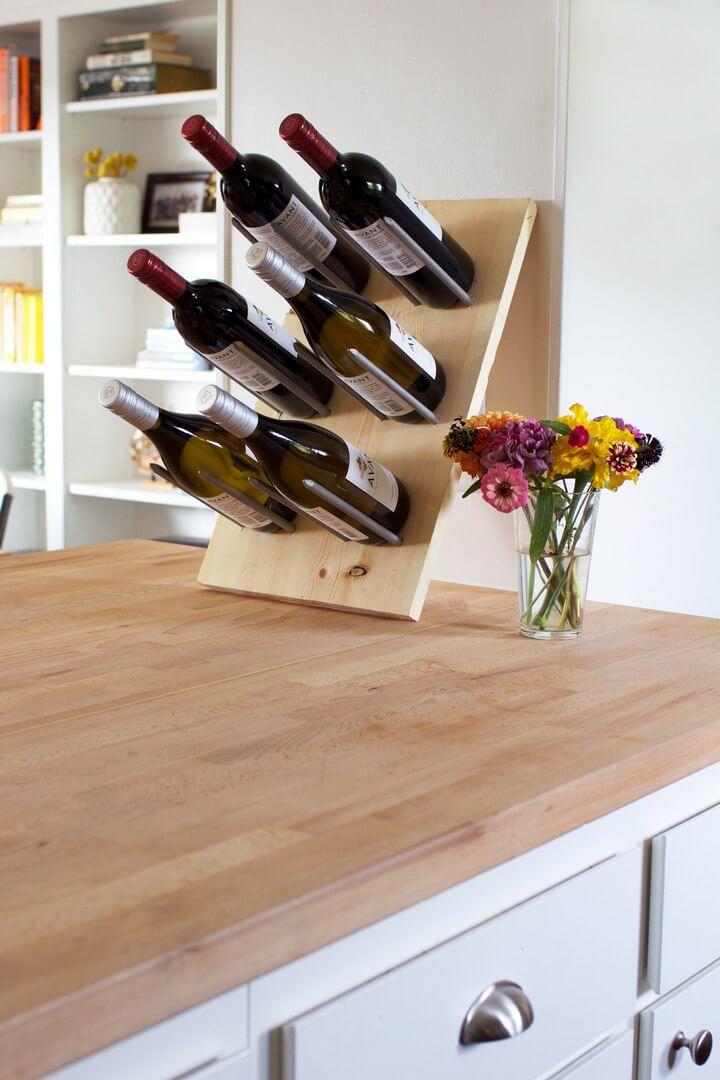 Wood Wine Rack DIY