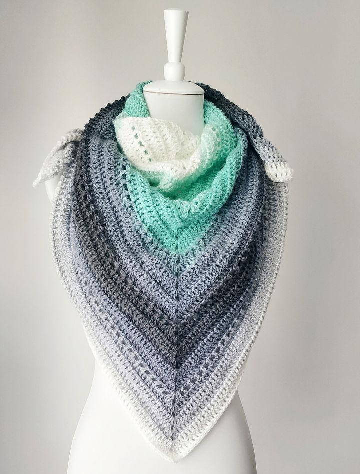 Beginner One Skein Crochet Shawl