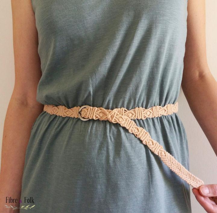 Boho Macrame Belt