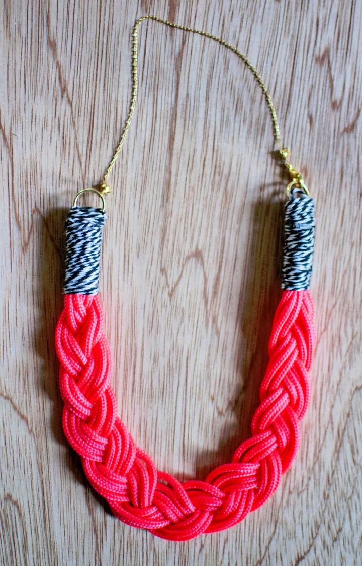 Braided Paracord Necklace