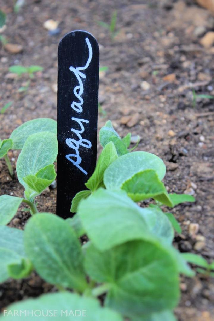 Chalkboard Plant Markers