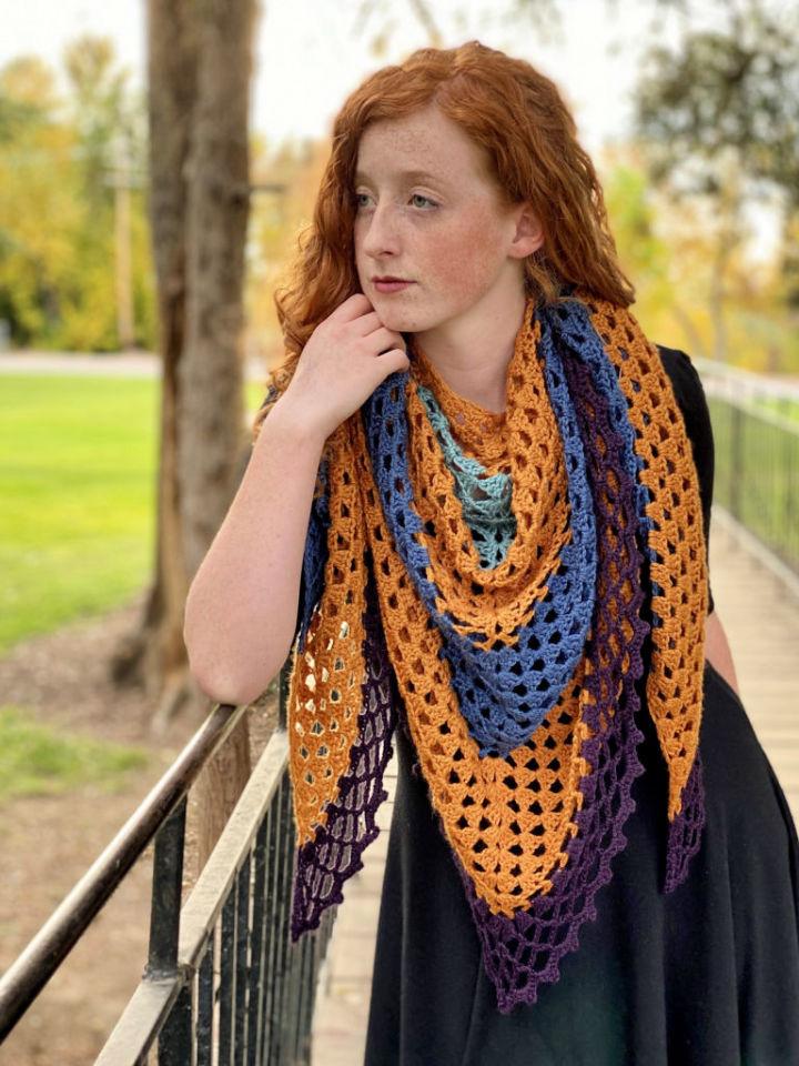 Crochet Aurora Shawl