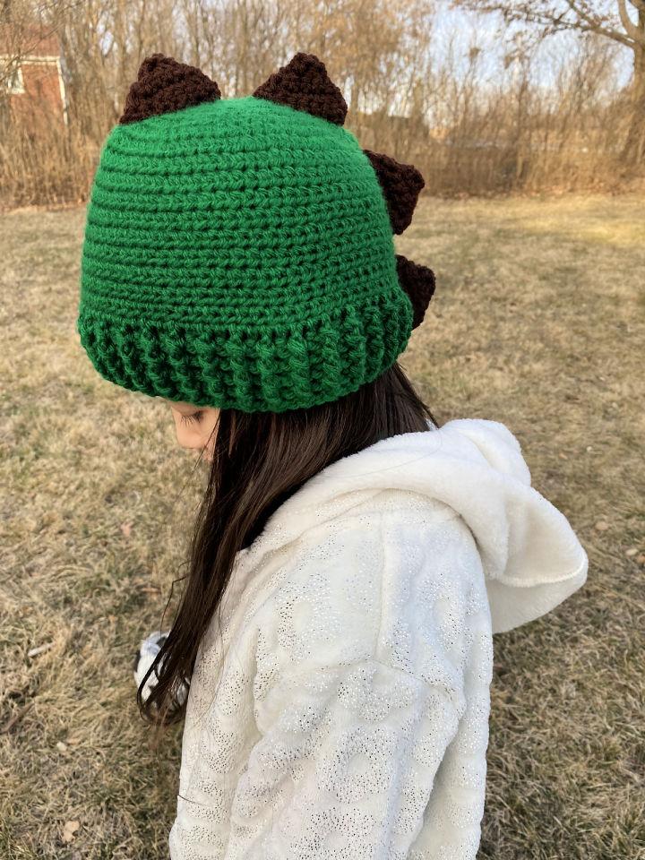Crochet Dinosaur Hat