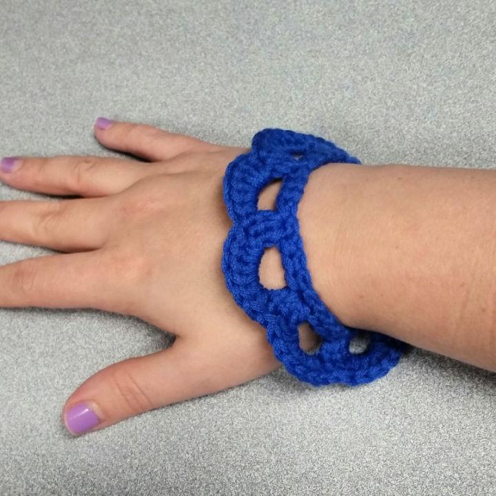 Crochet Flower Fidget Bracelet