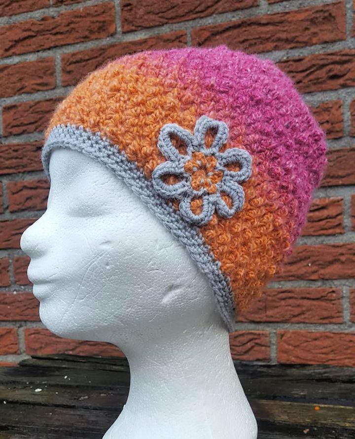 Crochet Moss Stitch Hat