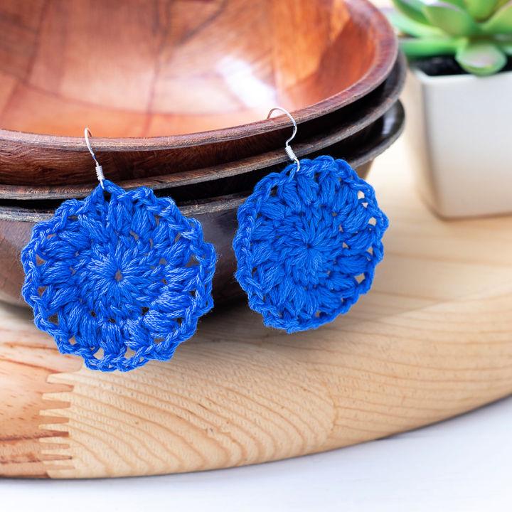 Crochet Sunburst Earrings