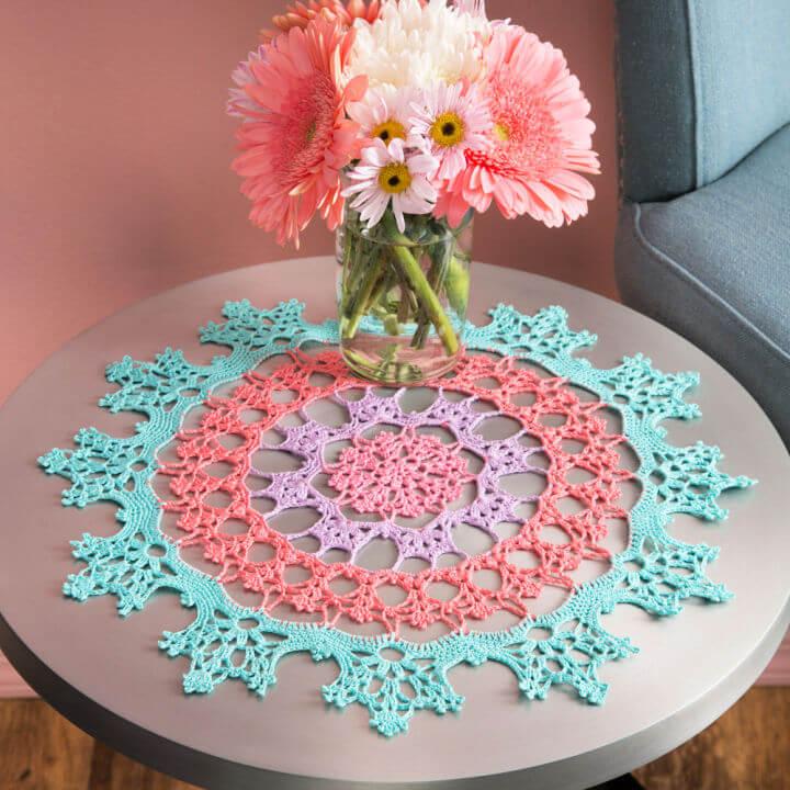 Crochet Wisteria Doily