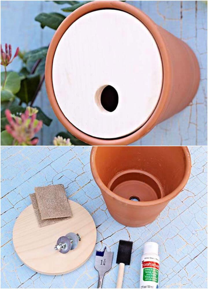 DIY Flowerpot Birdhouse