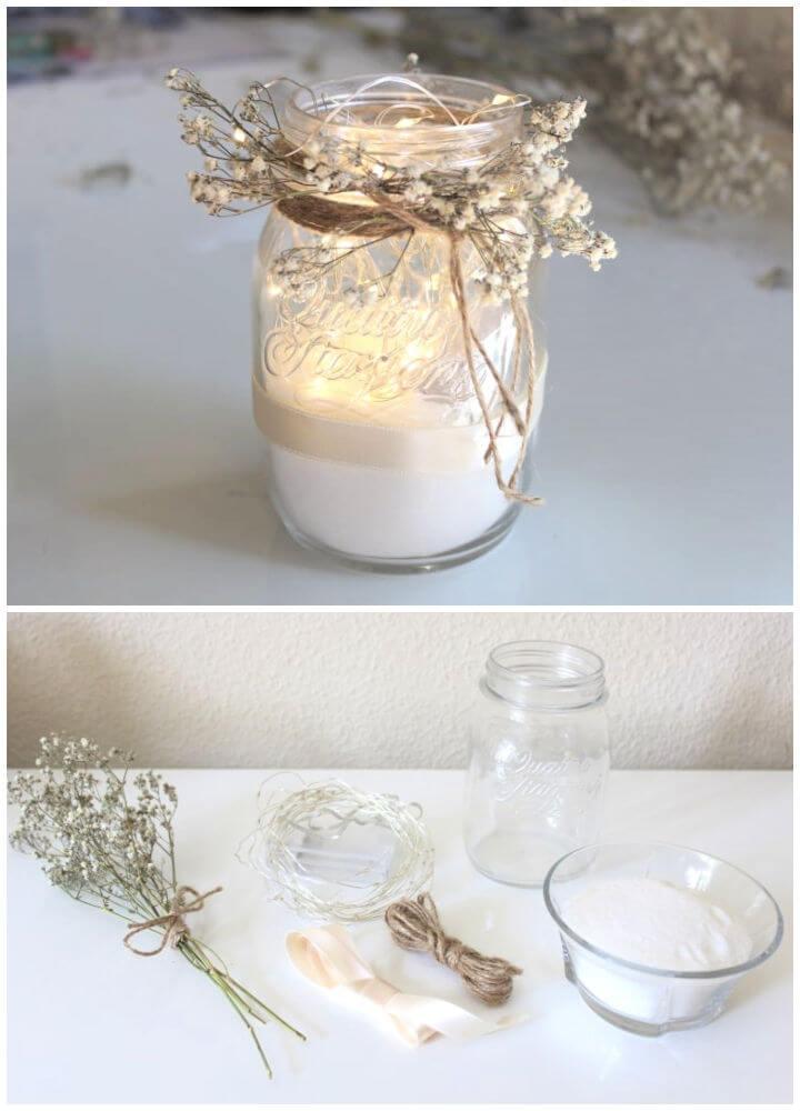 DIY Mason Jar String Lights