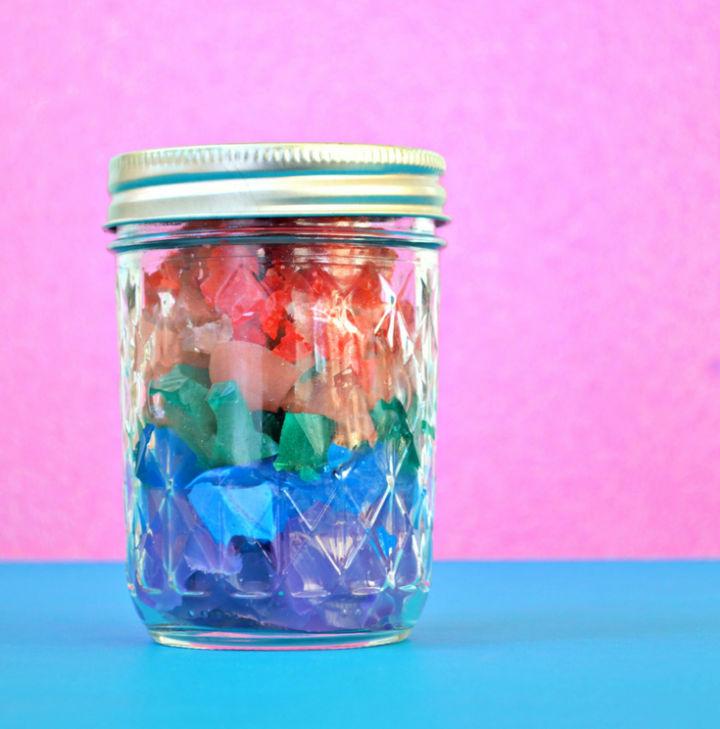 DIY Rainbow Jelly Soap