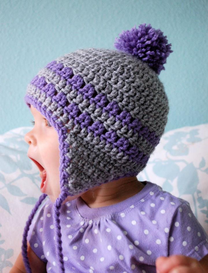 Free Crochet Earflap Hat Pattern