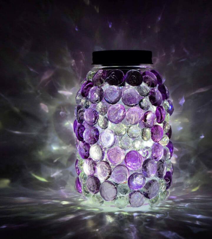 Glittering Gem Mason Jars Lights 1