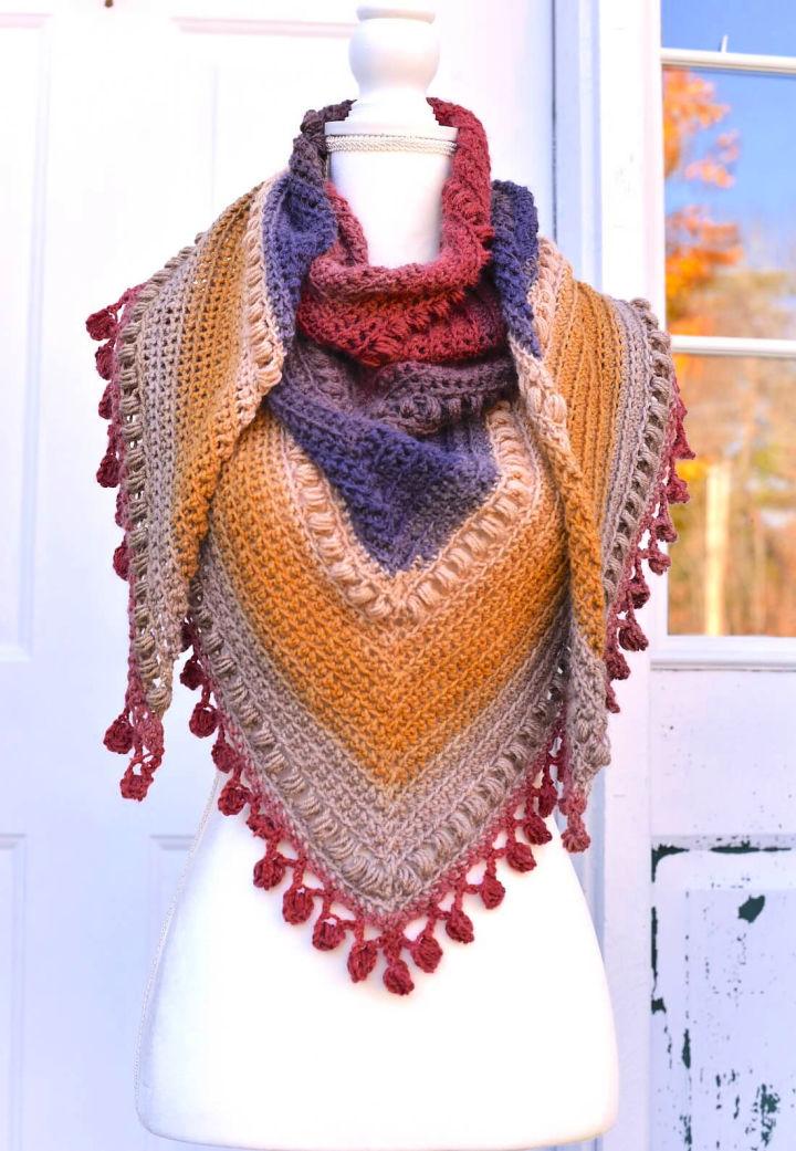 How to Crochet Rangeley Shawl