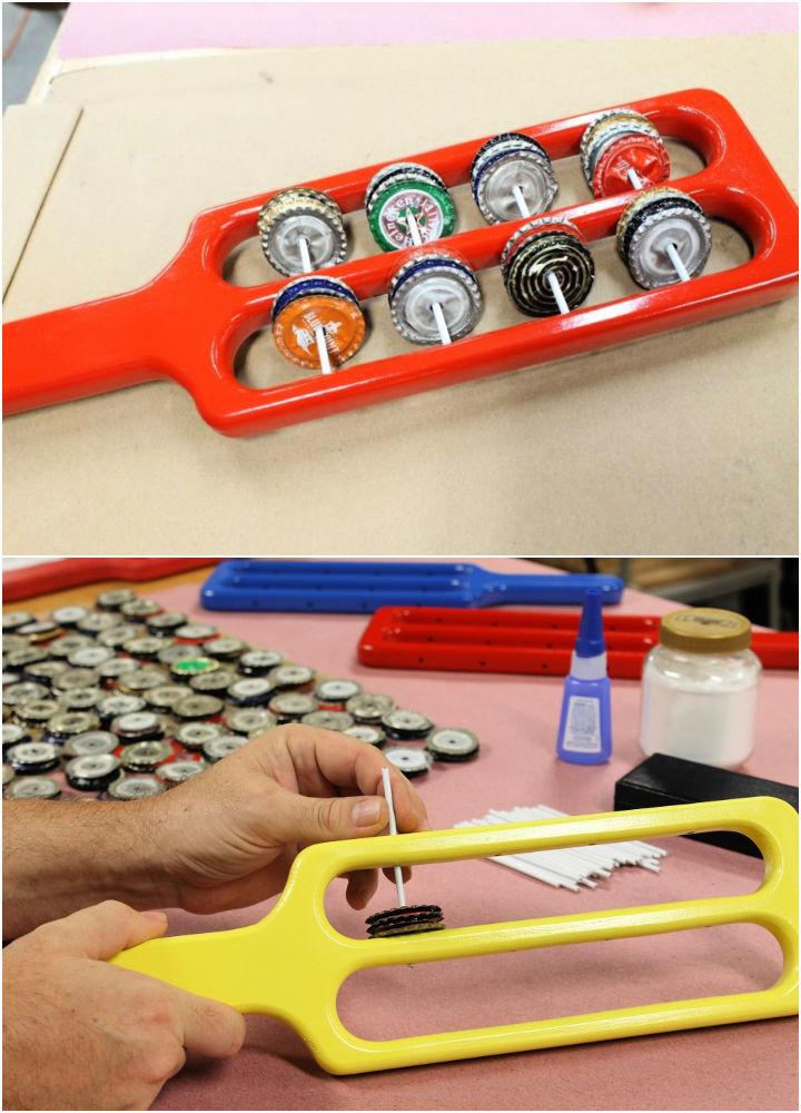 How to Make a Bottle Cap Tambourine