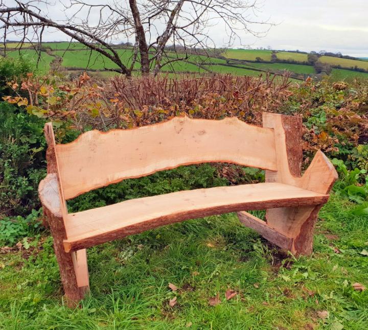 How to Make a Tree Trunk Bench