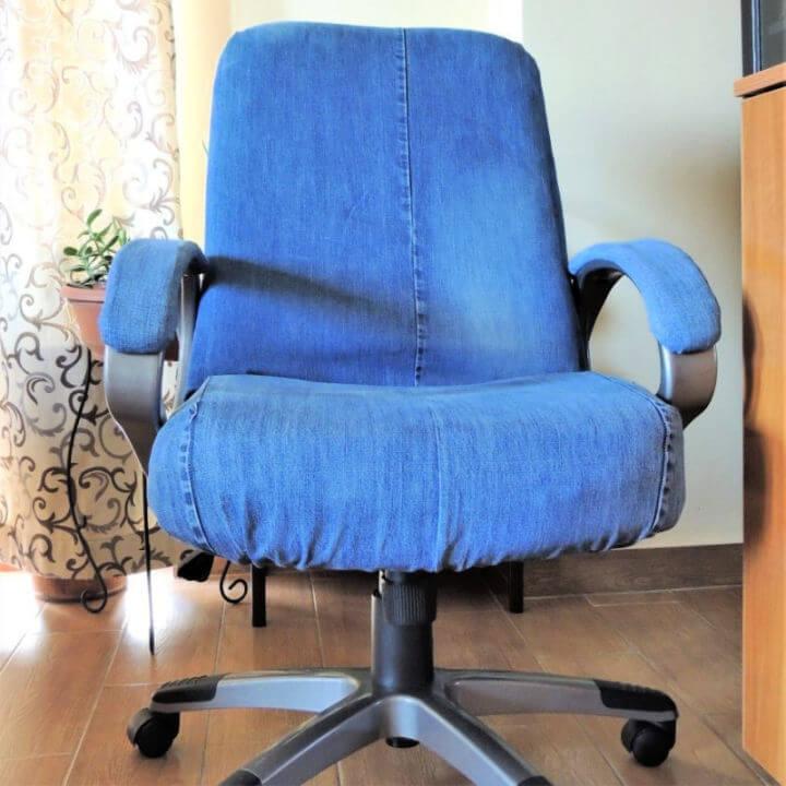Jeans Cover for an Old Chair