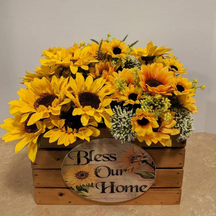 Kitchen Sunflower Centerpiece