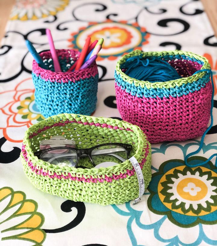 Little Crochet Baskets