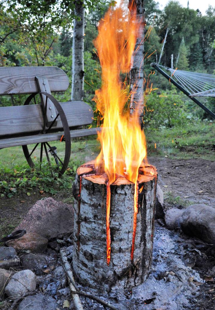 Long burning Bonfire Log