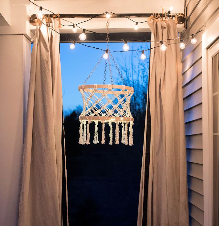 Macrame Boho Chandelier