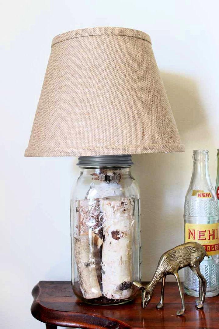 Mason Jar Table Lamp