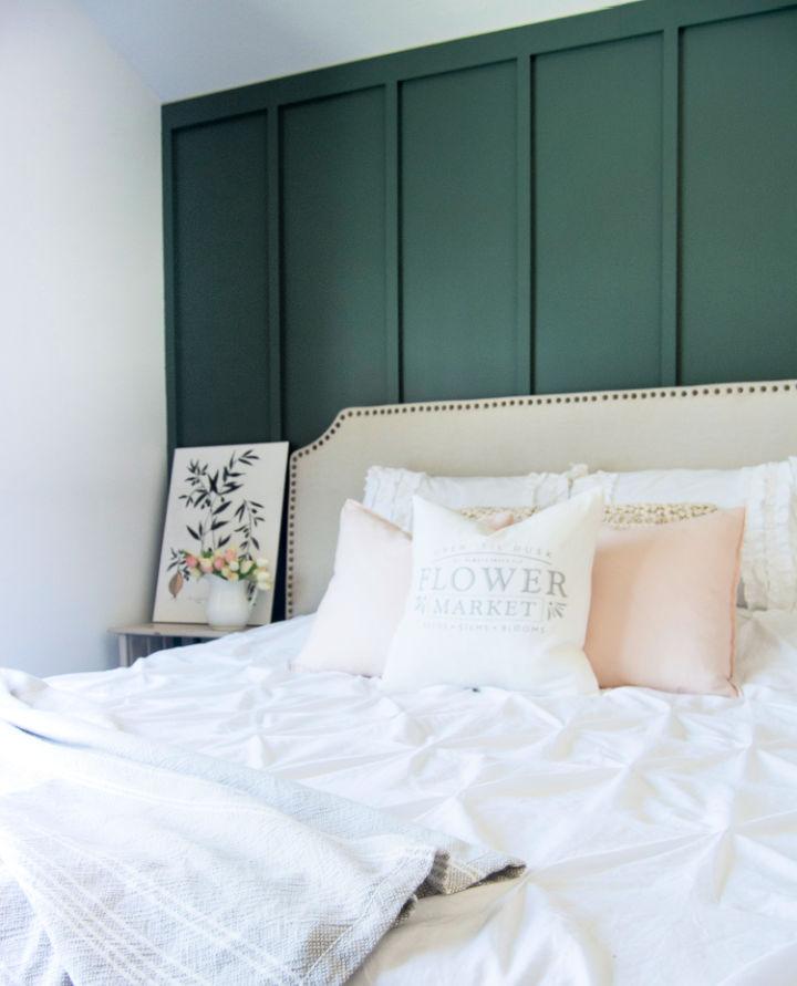 Modern Farmhouse Bedroom Accent Wall