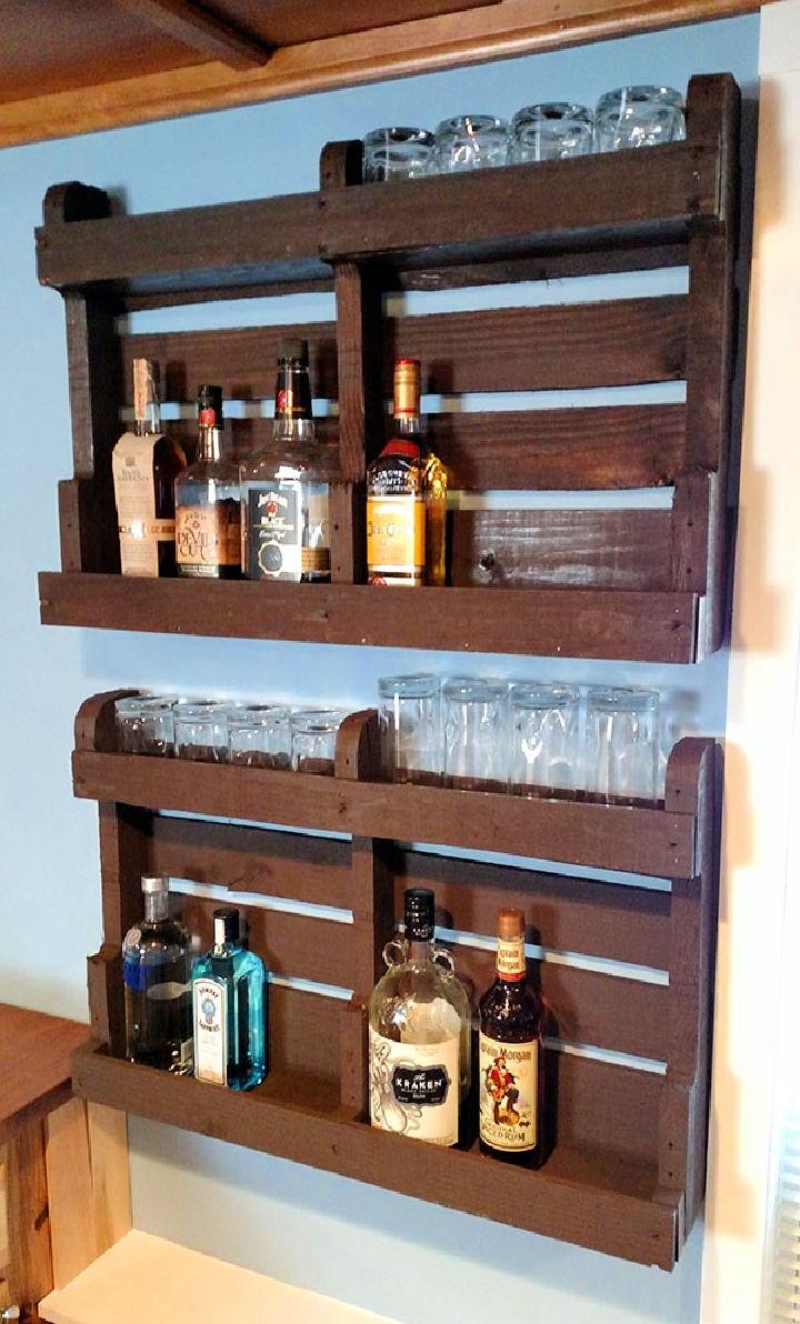 Pallet Liquor Shelf