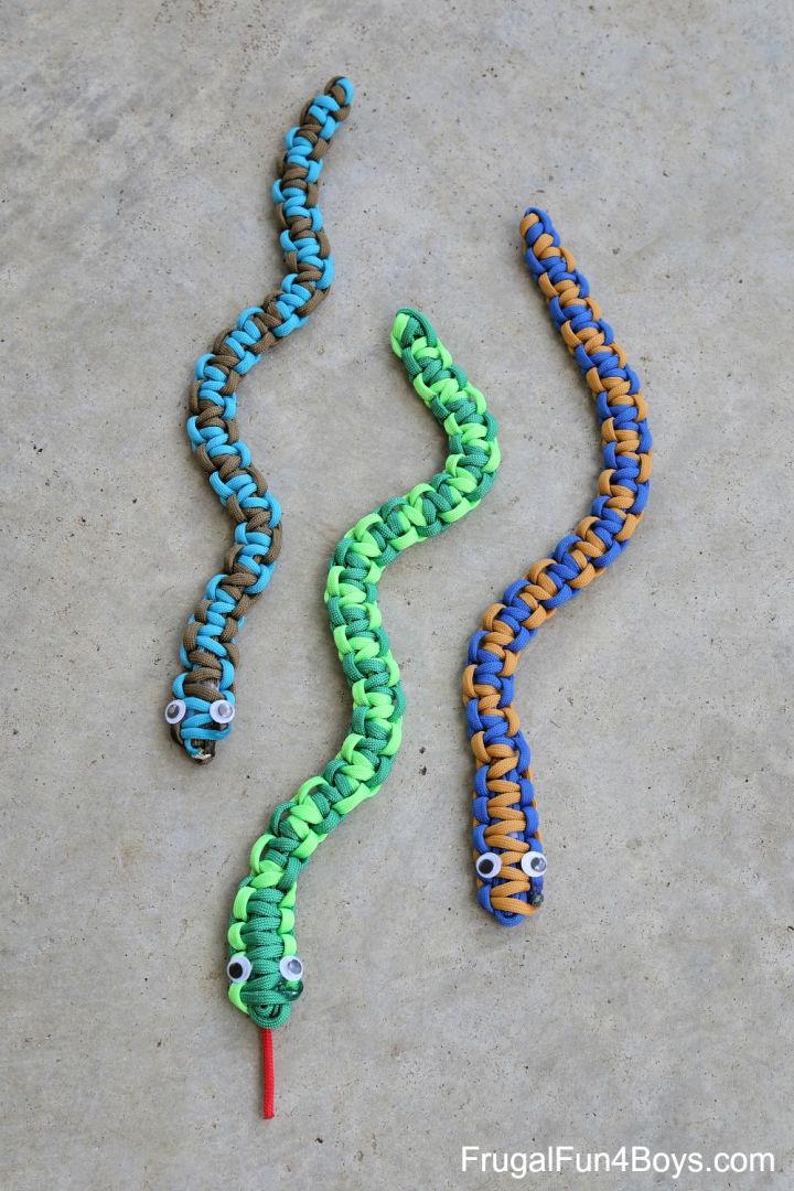Paracord Snakes for Kids