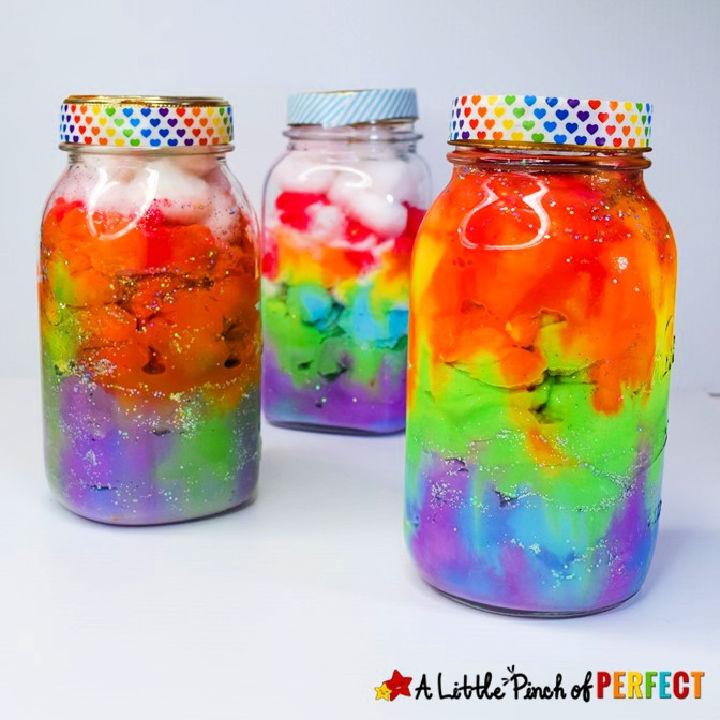 Rainbow Jar for Kids