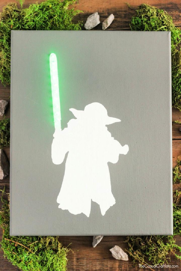 Star Wars Lighted Canvas Art