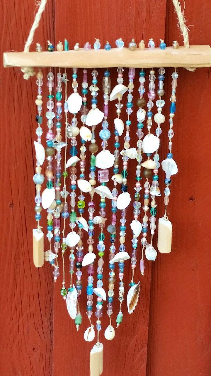 Summer Bead Shell Wind Chime