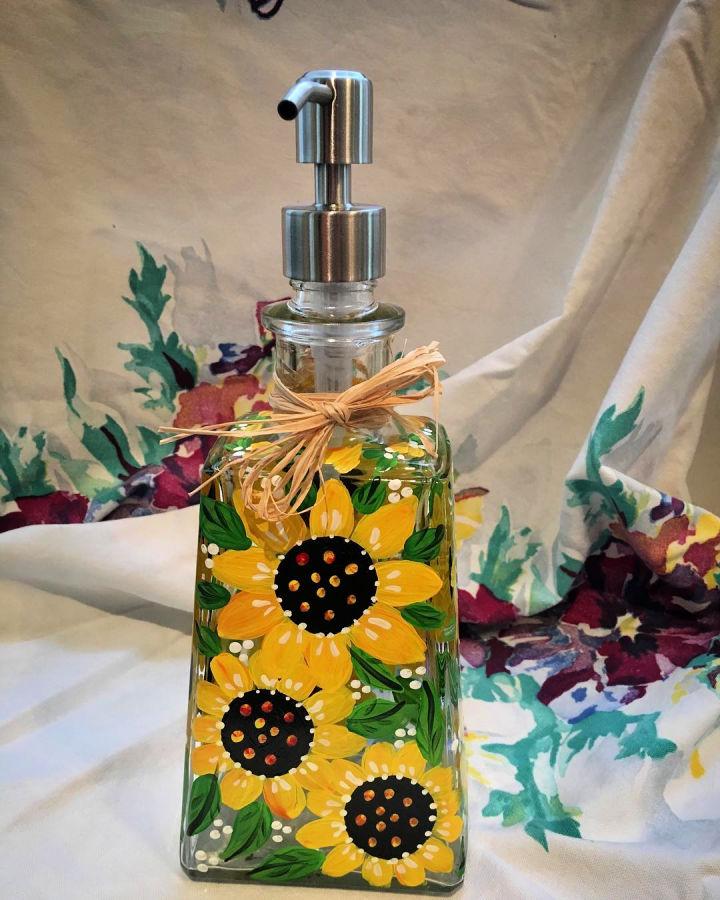 Sunflower Soap Dispenser