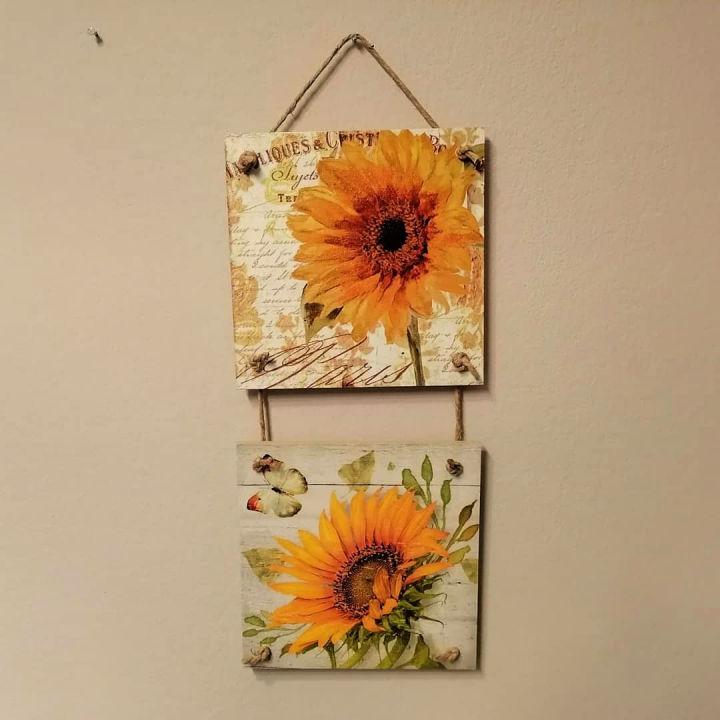 Sunflower Wall Hanging