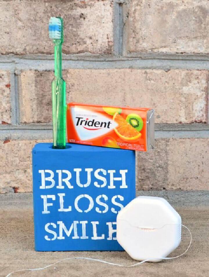 Toothbrush Holder DIY