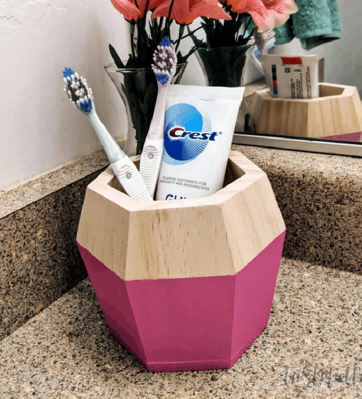 Toothbrush and Toothpaste Holder