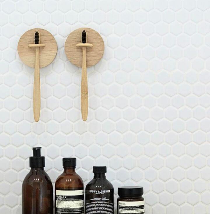 Wall Mounted Toothbrush Holder