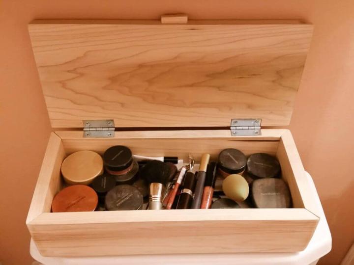 Wooden Makeup Box