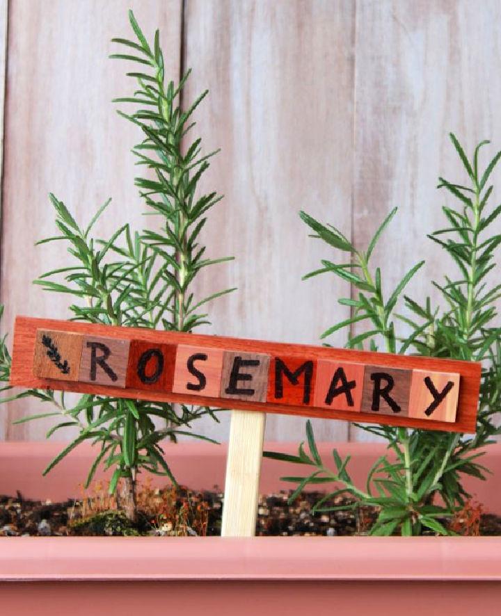 Wooden Plant Markers