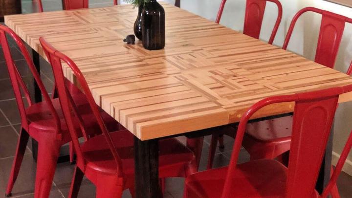 6 Seater Dining Table Out of Pallet Wood