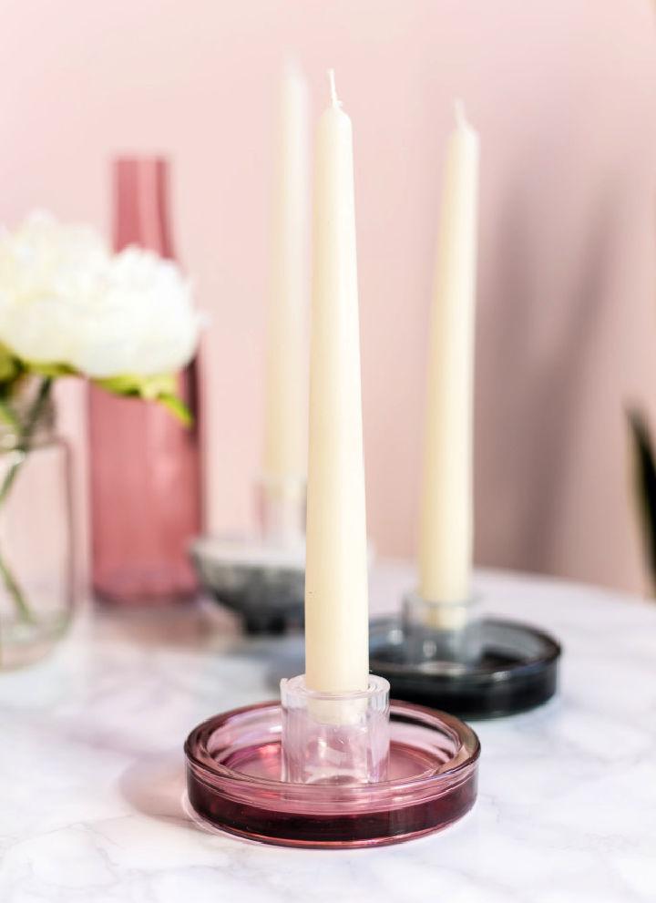 Acrylic Perspex Candle Holders