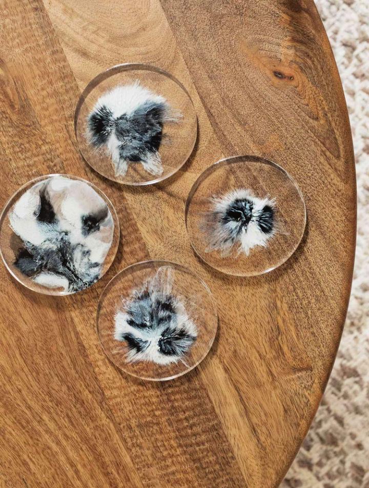 Alcohol Ink Resin Coasters