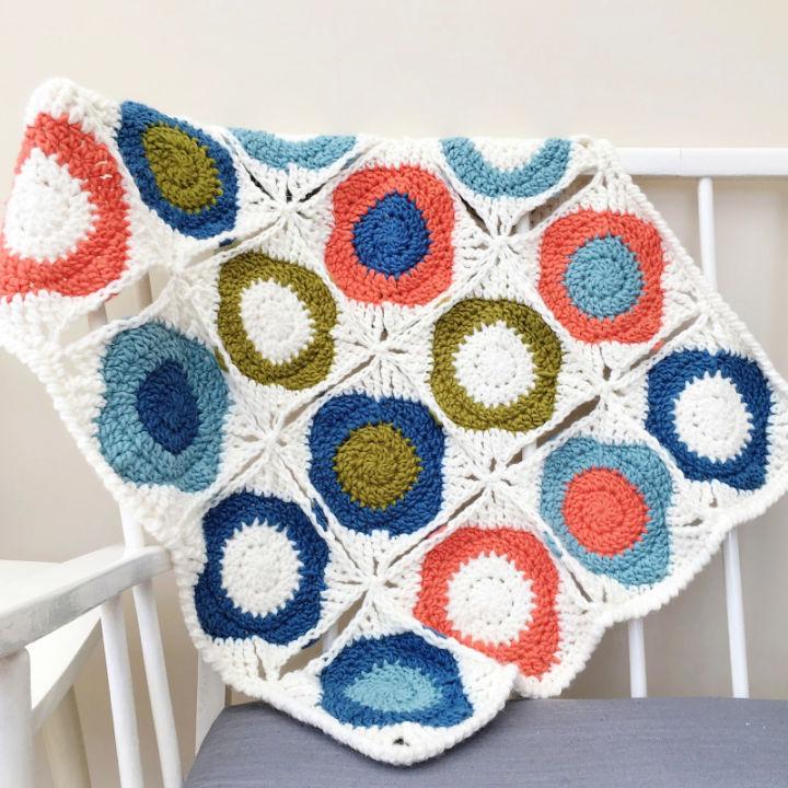 Atomic Flowers Blanket Crochet Pattern