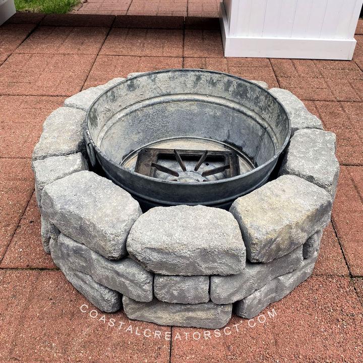 Backyard Fire Pit in One Hour