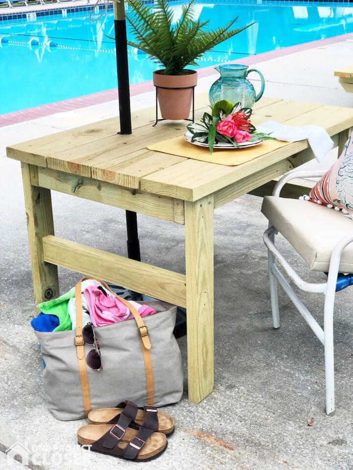 25 Free Diy Outdoor Table Plans And, Outdoor Wood Table Plans Free