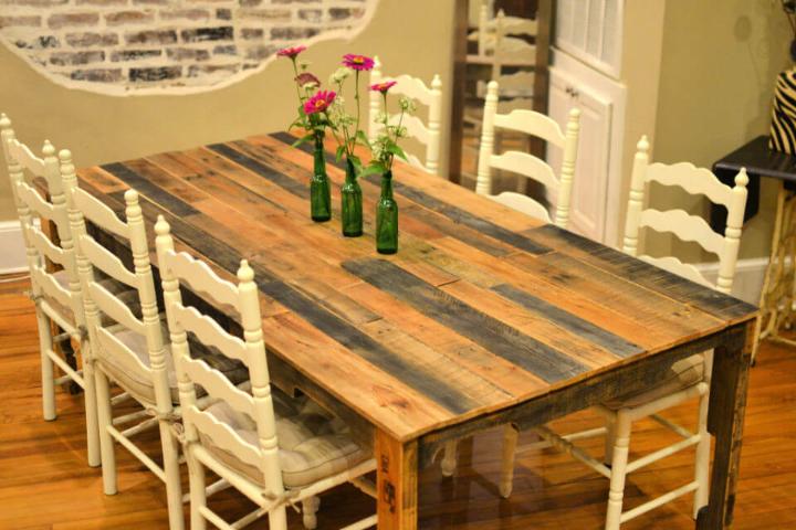Building a Pallet Dining Table