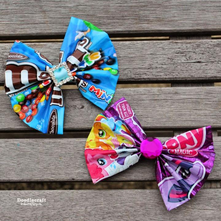 Candy Wrapper Hair Bows