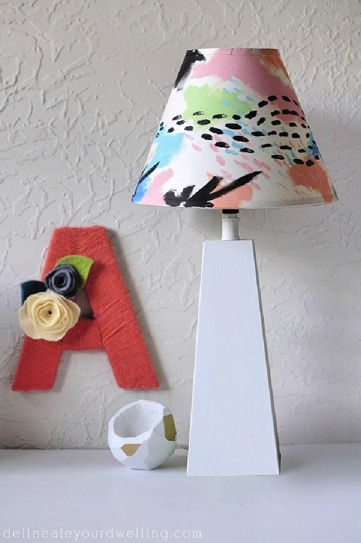 30 Unique And Diy Lampshade Ideas, How To Cover A Lampshade With Tissue Paper And Fabric