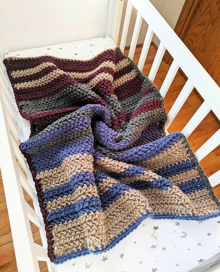 Crochet Arrow Baby Blanket
