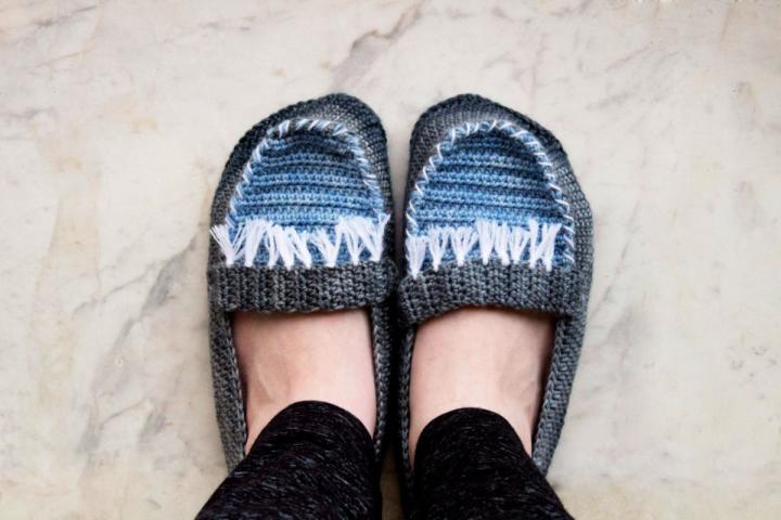 Crochet Moccasin Slippers Free Pattern