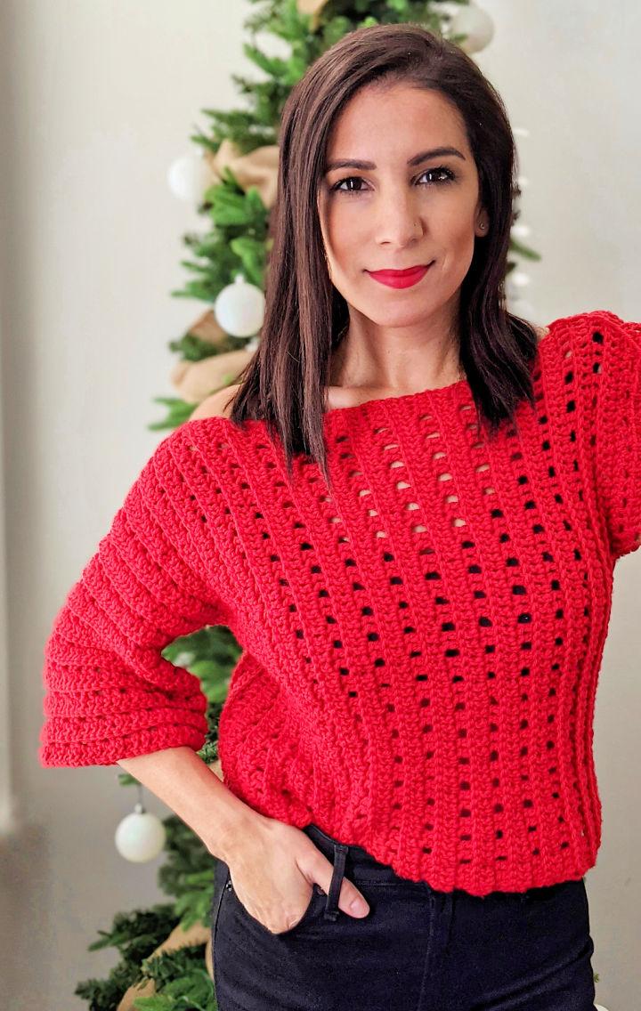 Crochet Paint the Town Sweater